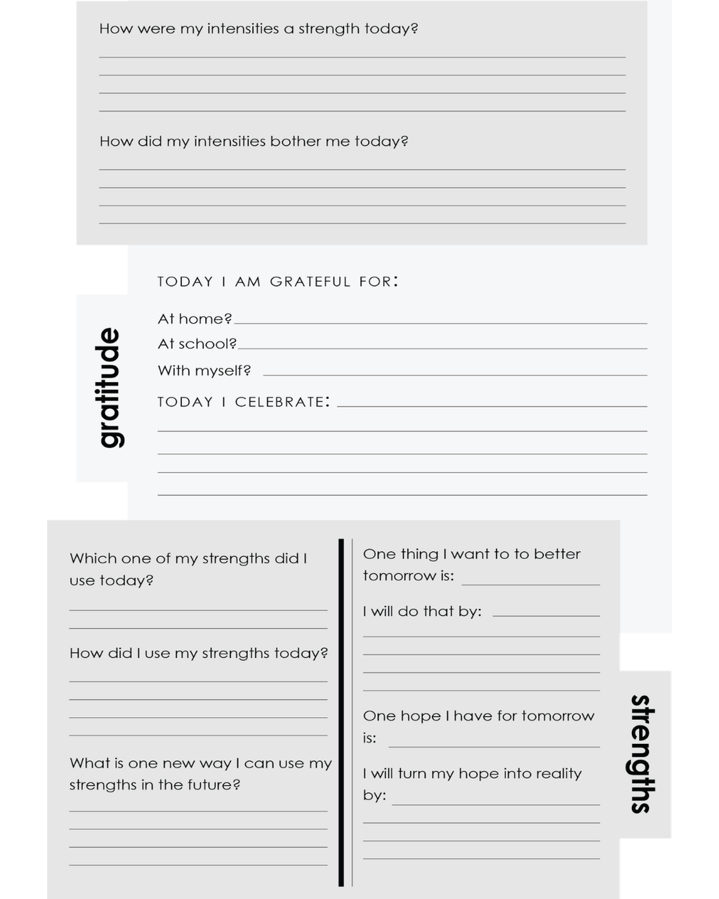 Wellness Journal: Embrace Intensity