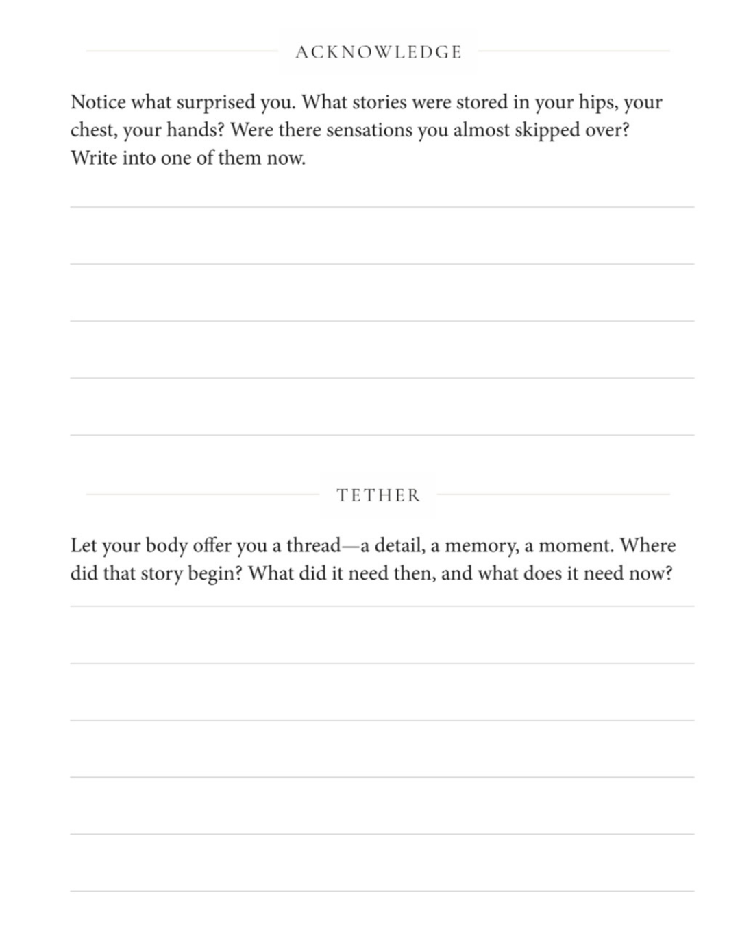 Write Through: Feeling Your Way to the Page (1st Ed)