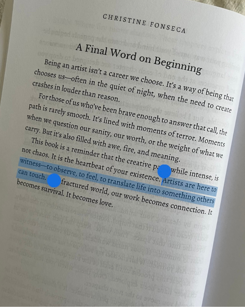 Write Through: Feeling Your Way to the Page (1st Ed)